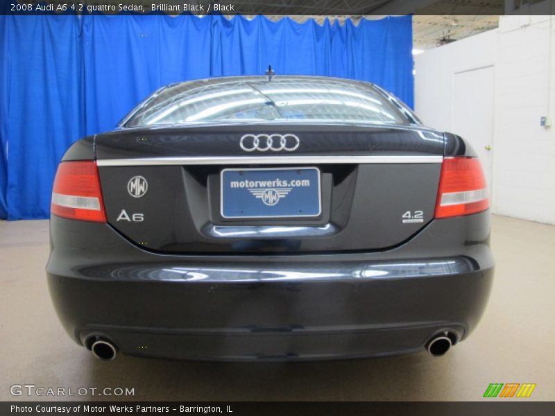 Brilliant Black / Black 2008 Audi A6 4.2 quattro Sedan