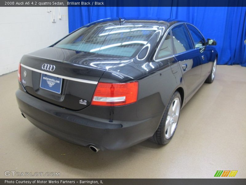 Brilliant Black / Black 2008 Audi A6 4.2 quattro Sedan