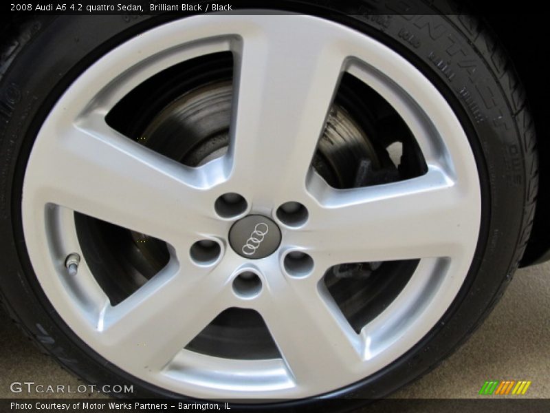 Brilliant Black / Black 2008 Audi A6 4.2 quattro Sedan