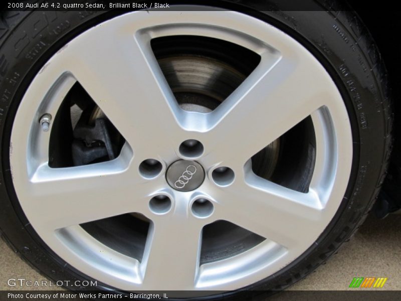 Brilliant Black / Black 2008 Audi A6 4.2 quattro Sedan