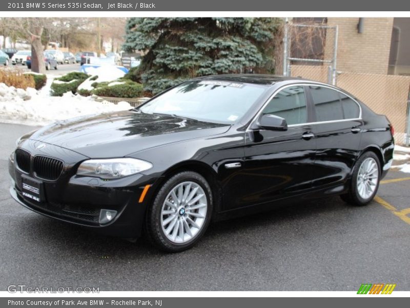 Jet Black / Black 2011 BMW 5 Series 535i Sedan