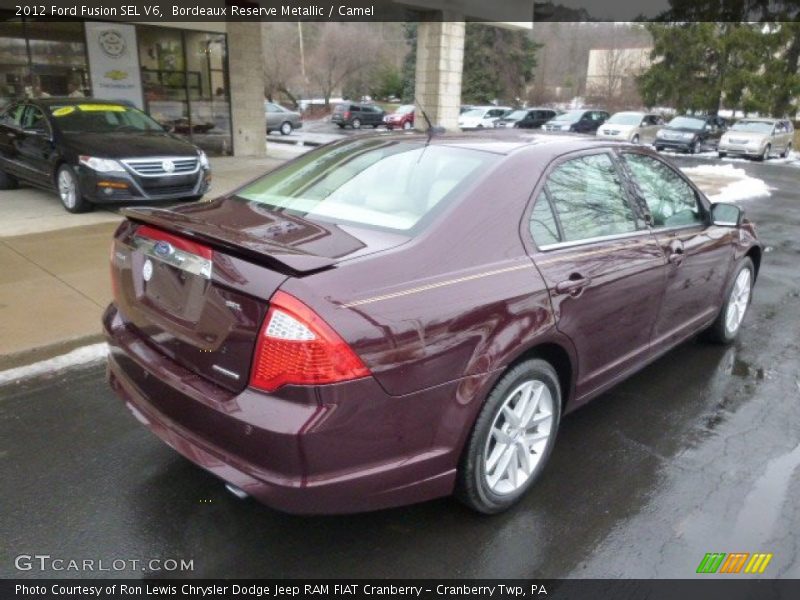 Bordeaux Reserve Metallic / Camel 2012 Ford Fusion SEL V6