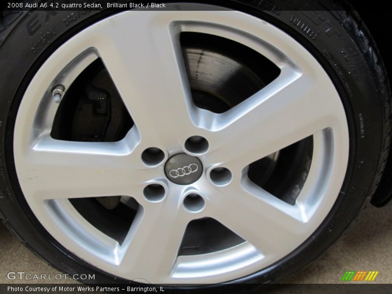 Brilliant Black / Black 2008 Audi A6 4.2 quattro Sedan