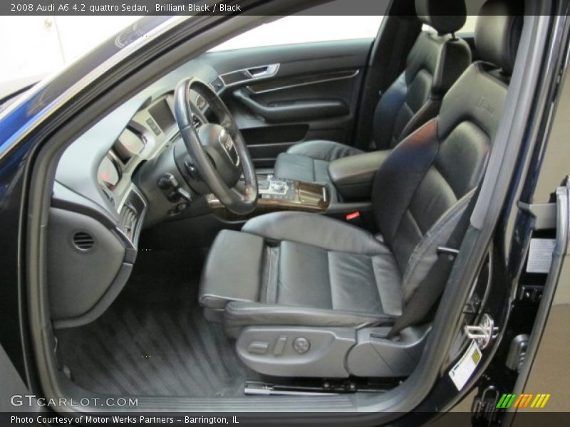 Brilliant Black / Black 2008 Audi A6 4.2 quattro Sedan