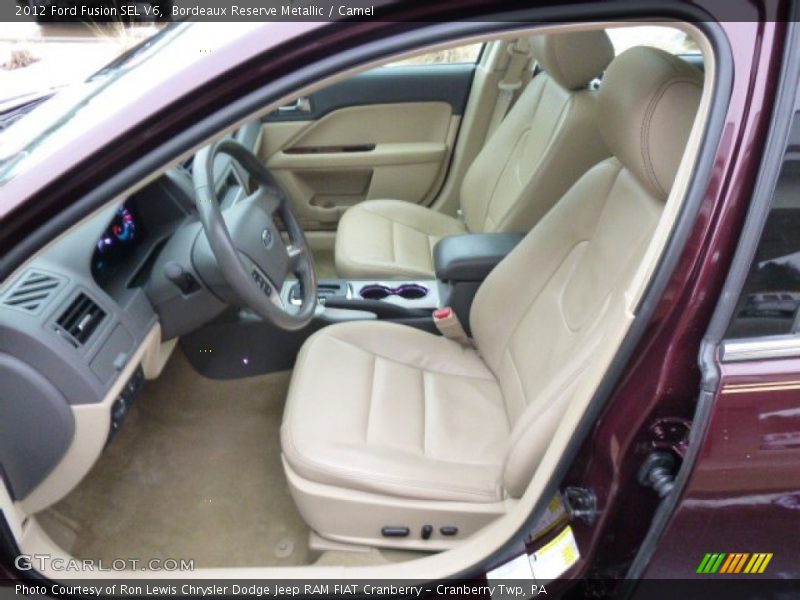 Bordeaux Reserve Metallic / Camel 2012 Ford Fusion SEL V6
