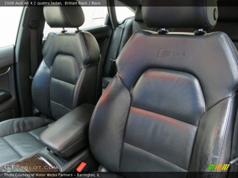 Brilliant Black / Black 2008 Audi A6 4.2 quattro Sedan