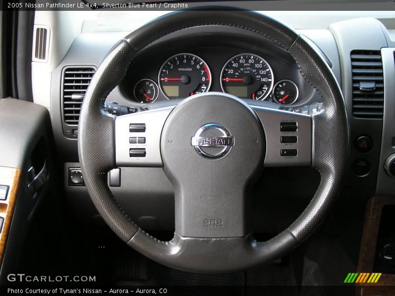 Silverton Blue Pearl / Graphite 2005 Nissan Pathfinder LE 4x4