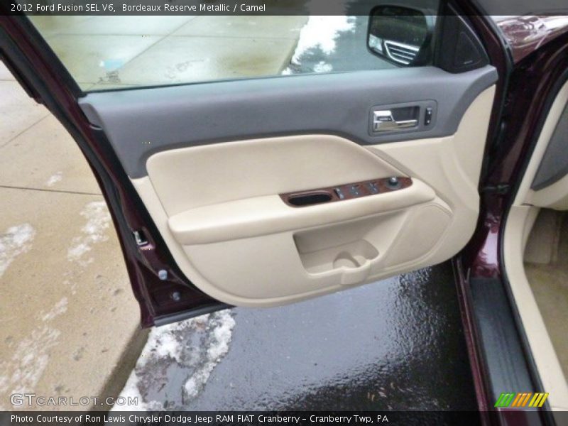 Bordeaux Reserve Metallic / Camel 2012 Ford Fusion SEL V6