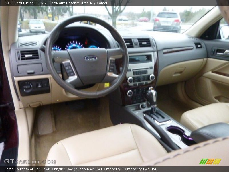 Bordeaux Reserve Metallic / Camel 2012 Ford Fusion SEL V6