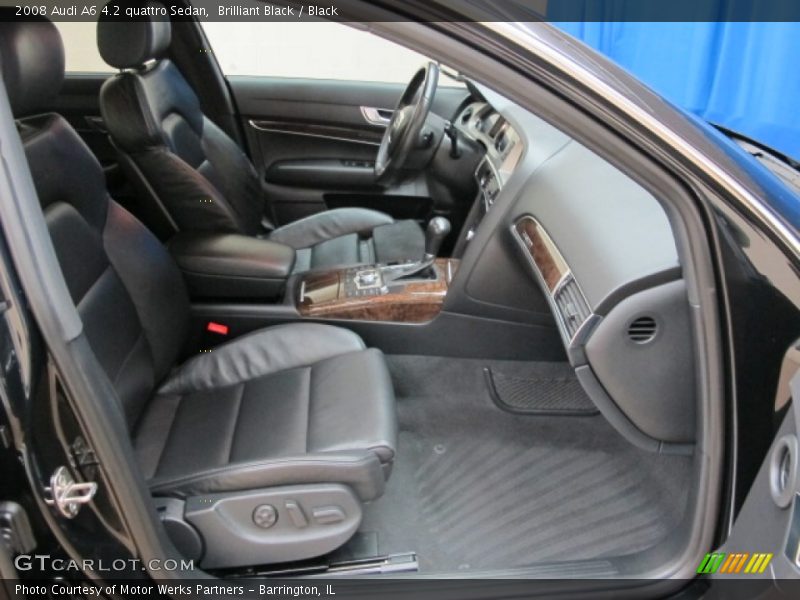 Brilliant Black / Black 2008 Audi A6 4.2 quattro Sedan