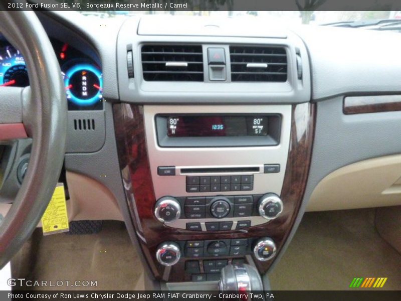 Bordeaux Reserve Metallic / Camel 2012 Ford Fusion SEL V6