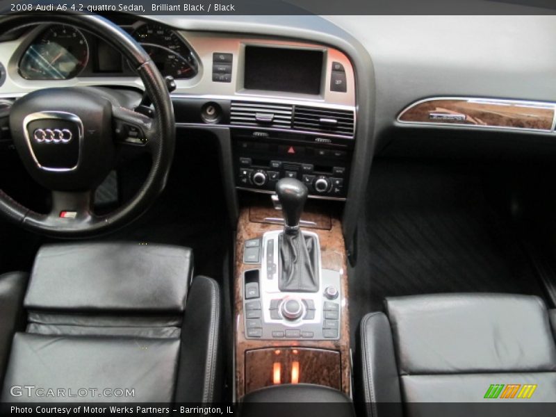 Brilliant Black / Black 2008 Audi A6 4.2 quattro Sedan
