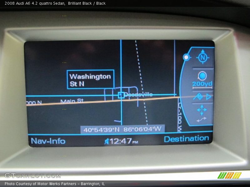 Brilliant Black / Black 2008 Audi A6 4.2 quattro Sedan