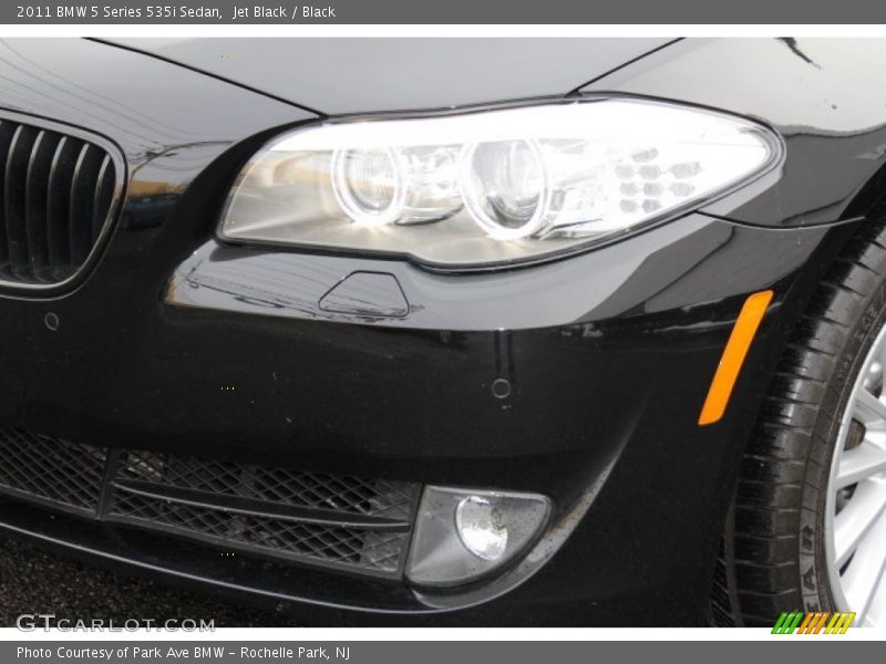 Jet Black / Black 2011 BMW 5 Series 535i Sedan