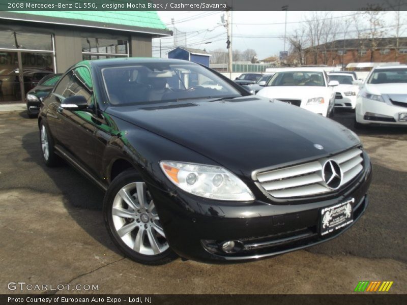 designo Mocha Black / Cashmere/Savanna 2008 Mercedes-Benz CL 550