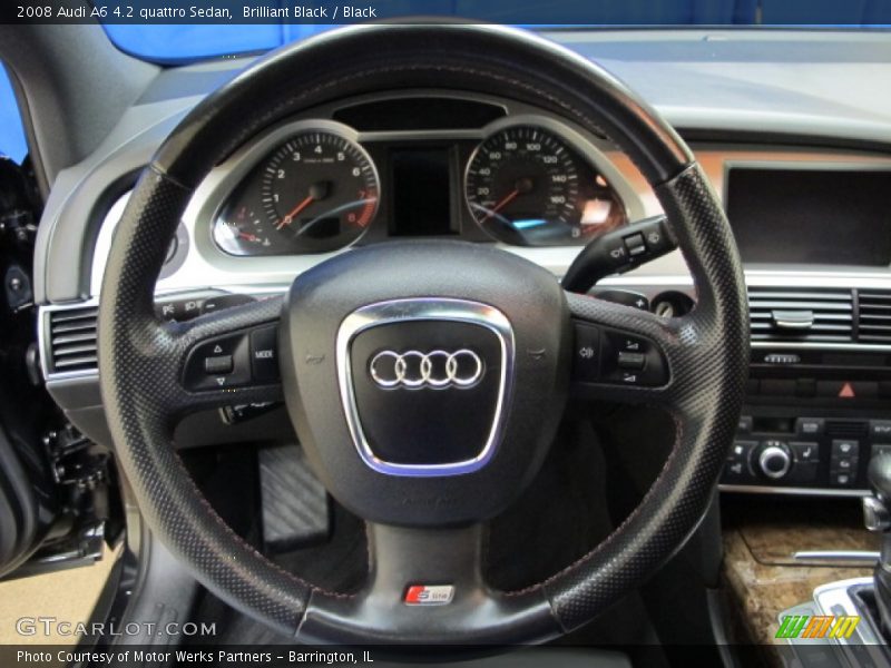 Brilliant Black / Black 2008 Audi A6 4.2 quattro Sedan