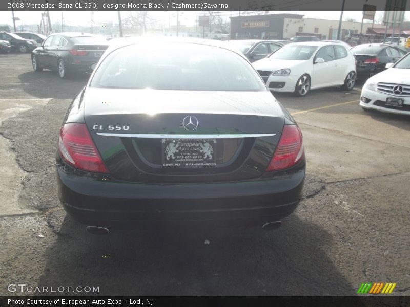 designo Mocha Black / Cashmere/Savanna 2008 Mercedes-Benz CL 550