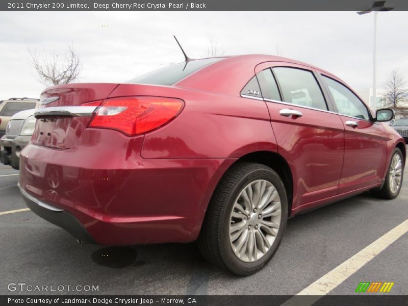 Deep Cherry Red Crystal Pearl / Black 2011 Chrysler 200 Limited