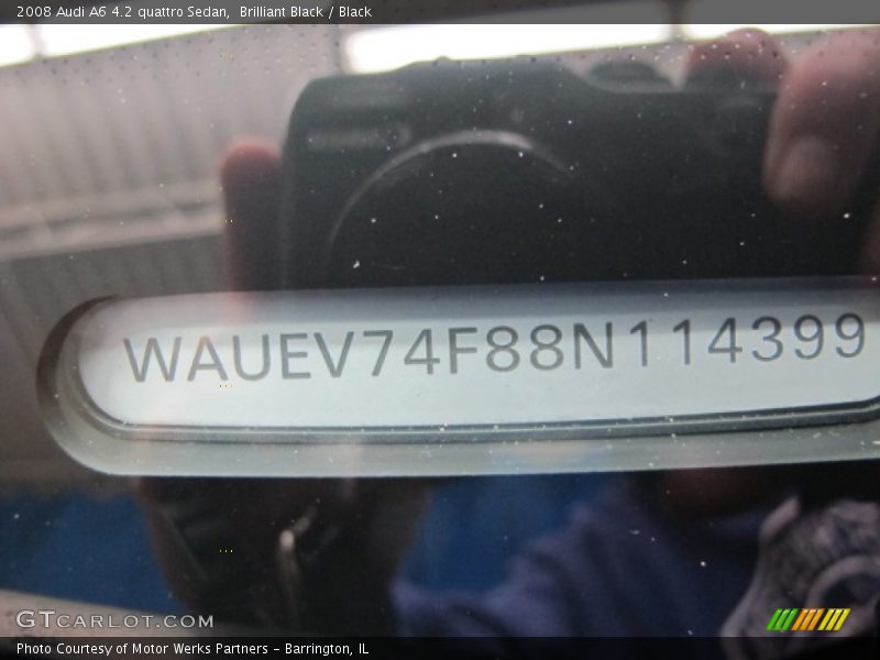Brilliant Black / Black 2008 Audi A6 4.2 quattro Sedan