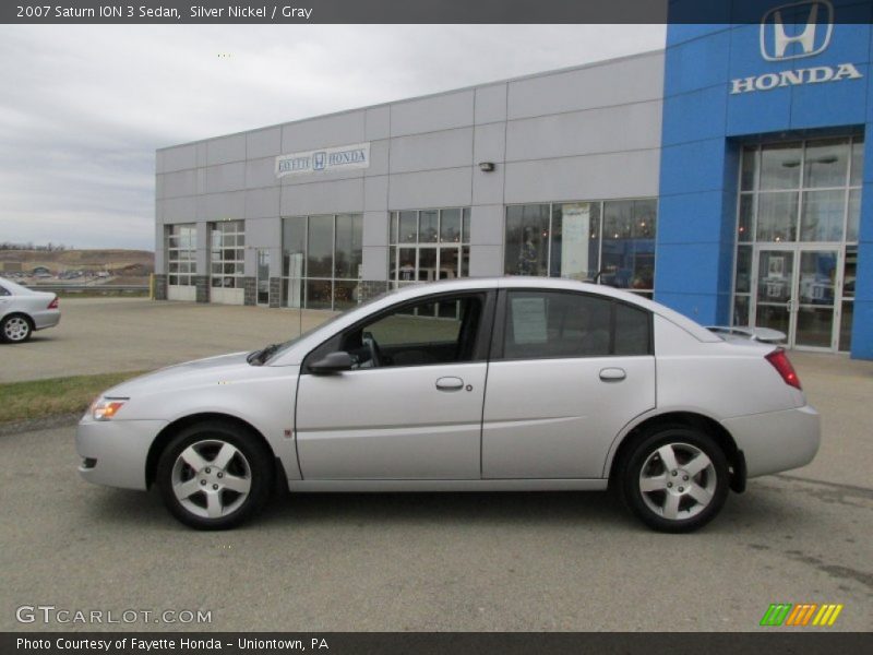 Silver Nickel / Gray 2007 Saturn ION 3 Sedan