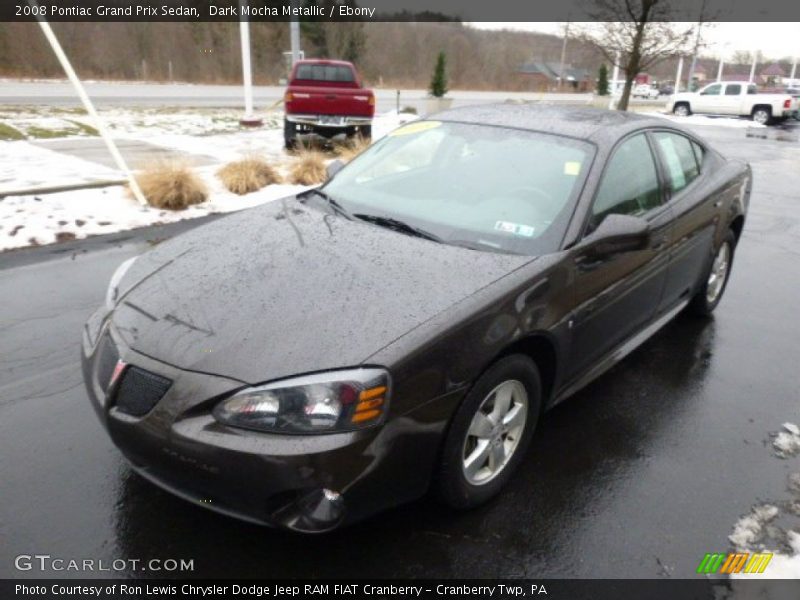 Dark Mocha Metallic / Ebony 2008 Pontiac Grand Prix Sedan