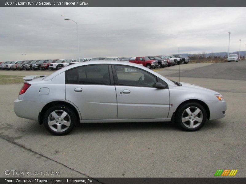 Silver Nickel / Gray 2007 Saturn ION 3 Sedan