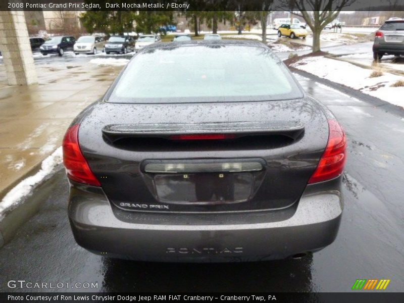 Dark Mocha Metallic / Ebony 2008 Pontiac Grand Prix Sedan