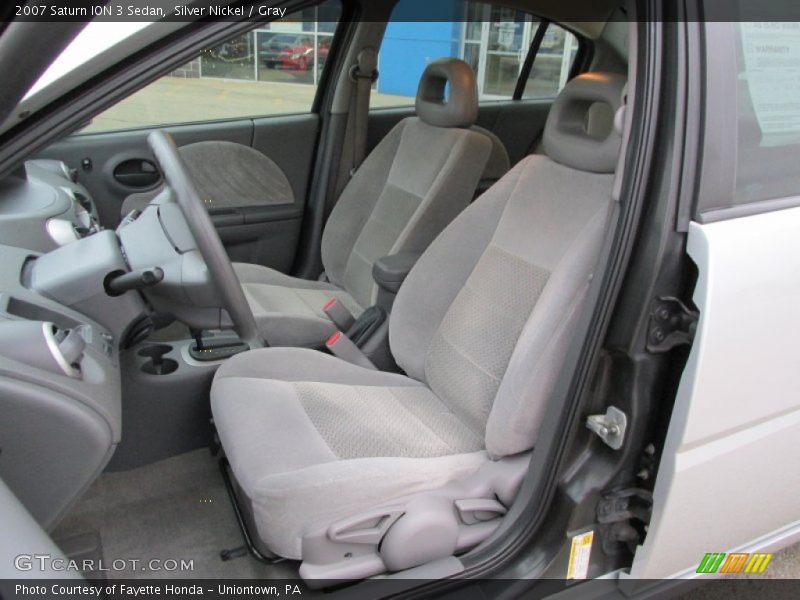 Silver Nickel / Gray 2007 Saturn ION 3 Sedan