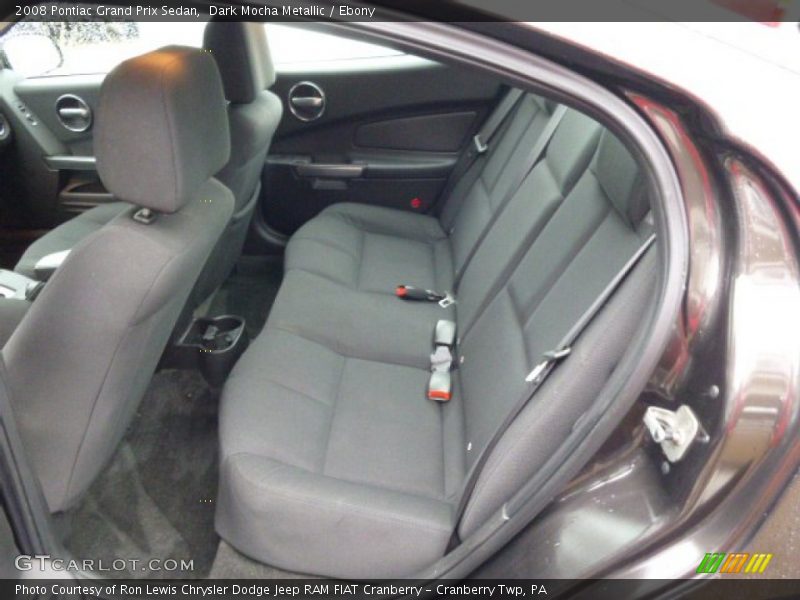 Dark Mocha Metallic / Ebony 2008 Pontiac Grand Prix Sedan