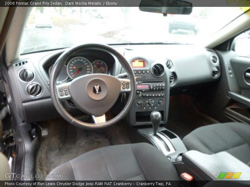 Dark Mocha Metallic / Ebony 2008 Pontiac Grand Prix Sedan