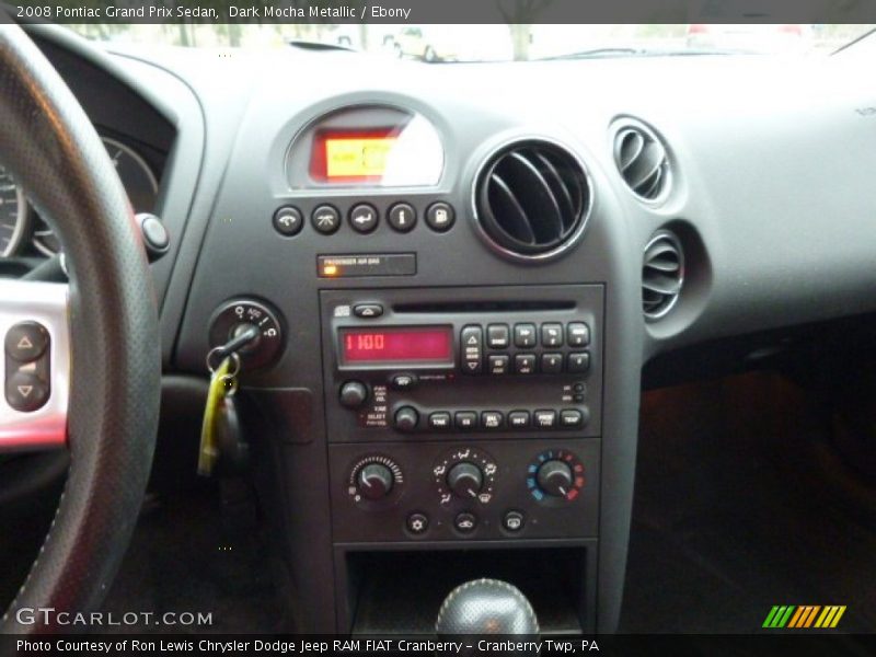 Dark Mocha Metallic / Ebony 2008 Pontiac Grand Prix Sedan