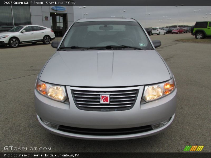 Silver Nickel / Gray 2007 Saturn ION 3 Sedan