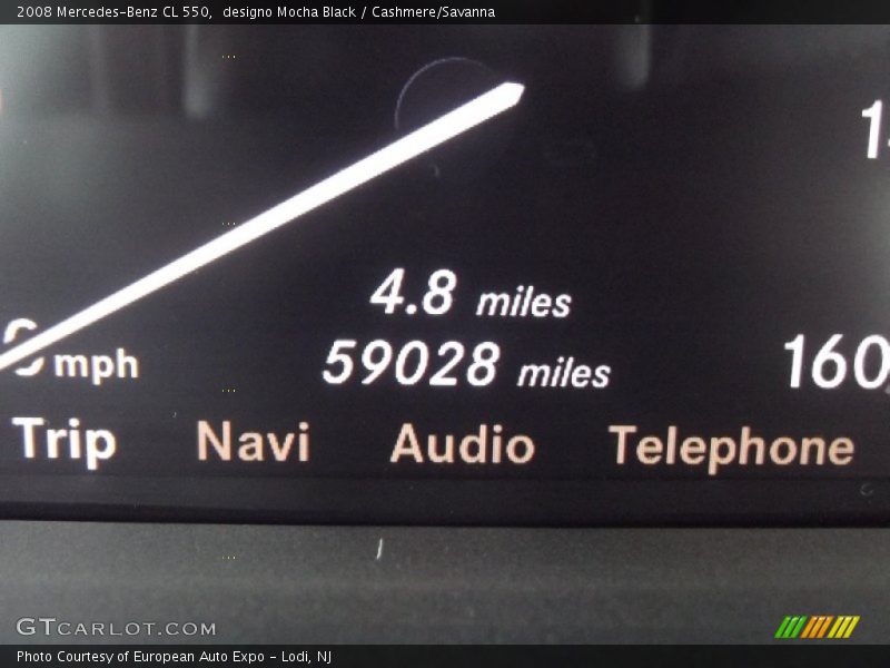 designo Mocha Black / Cashmere/Savanna 2008 Mercedes-Benz CL 550