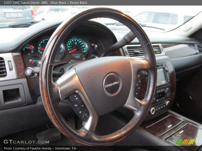 Onyx Black / Ebony Black 2007 GMC Yukon Denali AWD