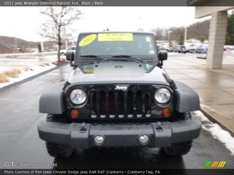 Black / Black 2011 Jeep Wrangler Unlimited Rubicon 4x4