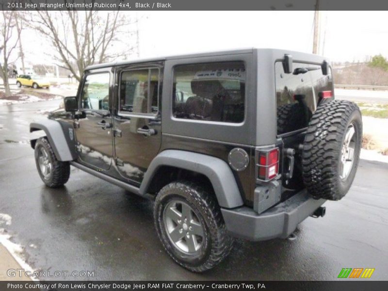 Black / Black 2011 Jeep Wrangler Unlimited Rubicon 4x4