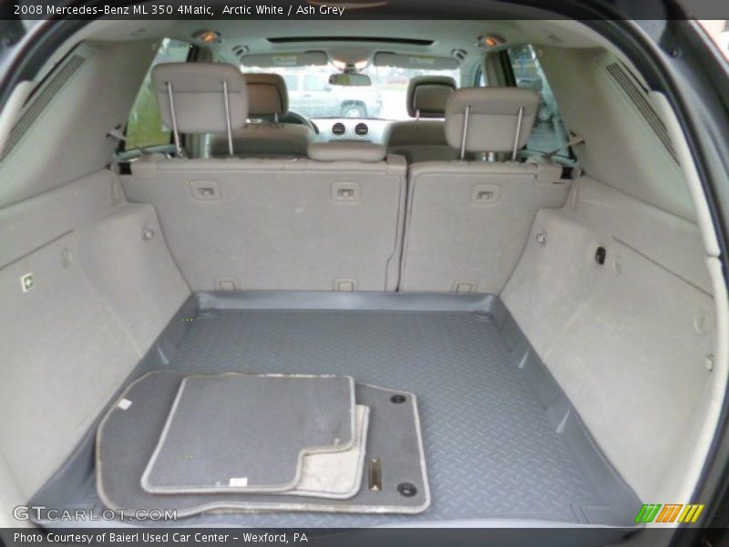 Arctic White / Ash Grey 2008 Mercedes-Benz ML 350 4Matic