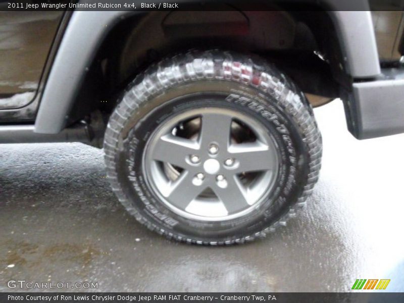 Black / Black 2011 Jeep Wrangler Unlimited Rubicon 4x4