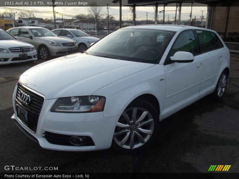 Ibis White / Luxor Beige 2011 Audi A3 2.0 TDI