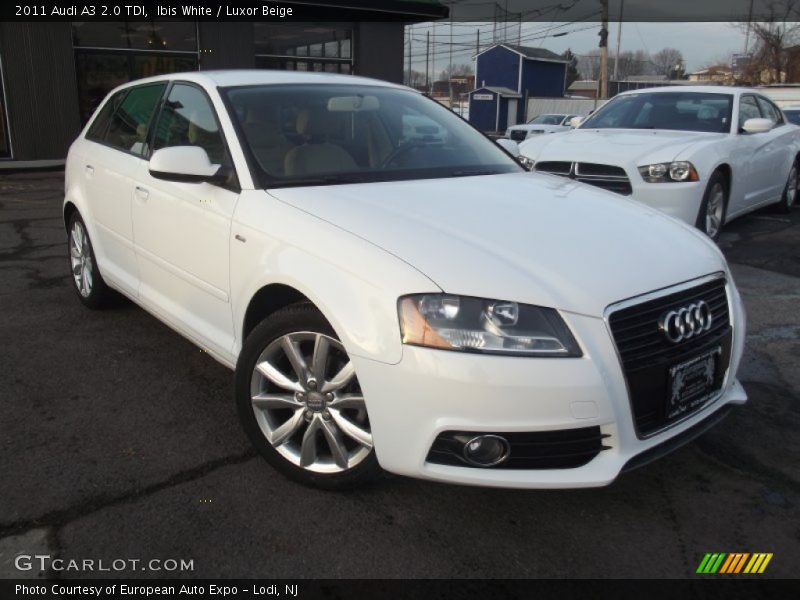 Ibis White / Luxor Beige 2011 Audi A3 2.0 TDI