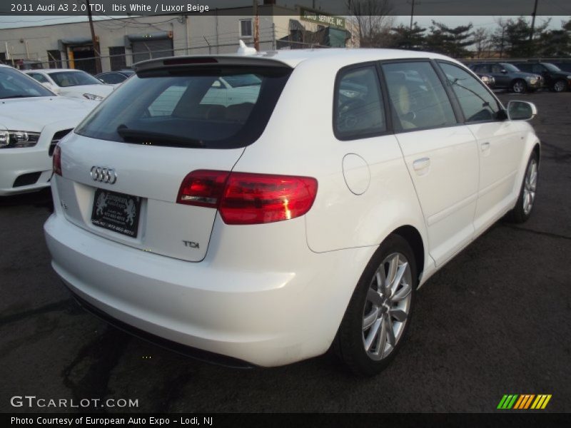 Ibis White / Luxor Beige 2011 Audi A3 2.0 TDI