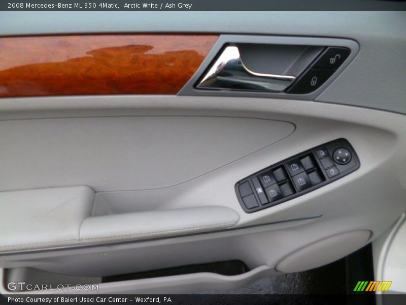 Arctic White / Ash Grey 2008 Mercedes-Benz ML 350 4Matic