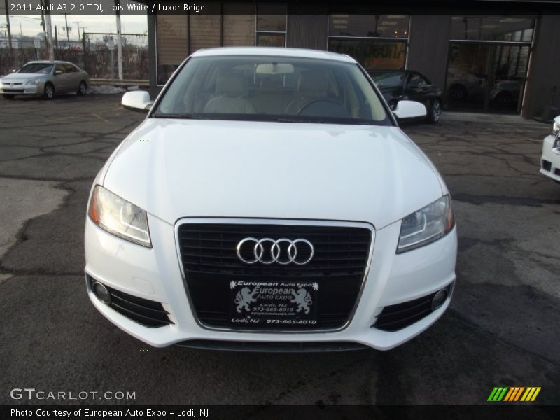 Ibis White / Luxor Beige 2011 Audi A3 2.0 TDI