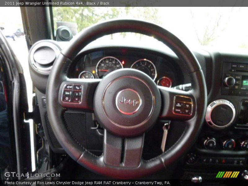 Black / Black 2011 Jeep Wrangler Unlimited Rubicon 4x4