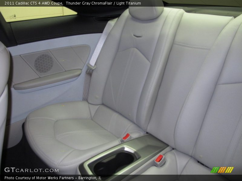 Thunder Gray ChromaFlair / Light Titanium 2011 Cadillac CTS 4 AWD Coupe