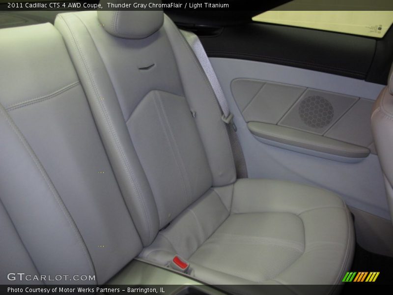 Thunder Gray ChromaFlair / Light Titanium 2011 Cadillac CTS 4 AWD Coupe
