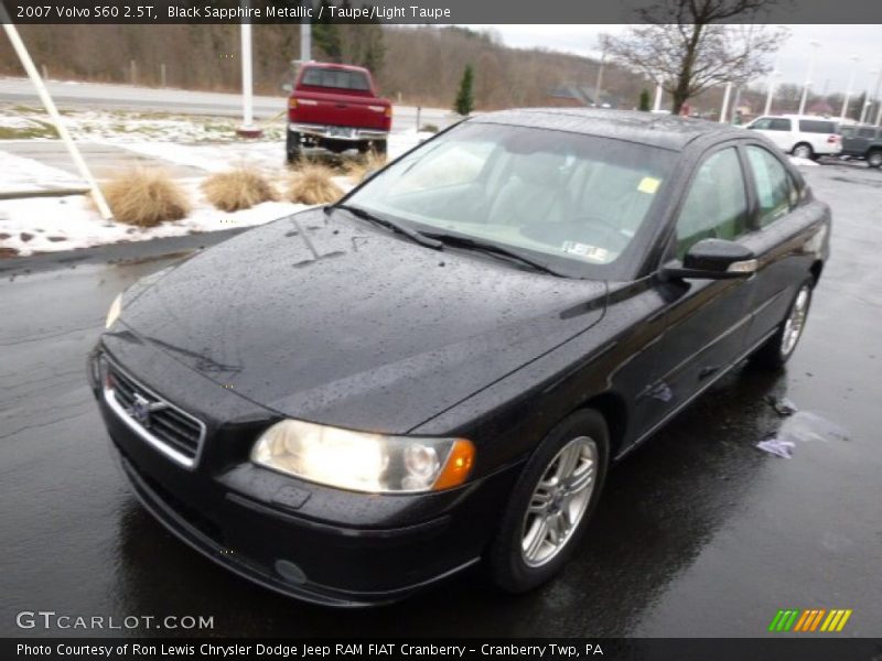 Black Sapphire Metallic / Taupe/Light Taupe 2007 Volvo S60 2.5T