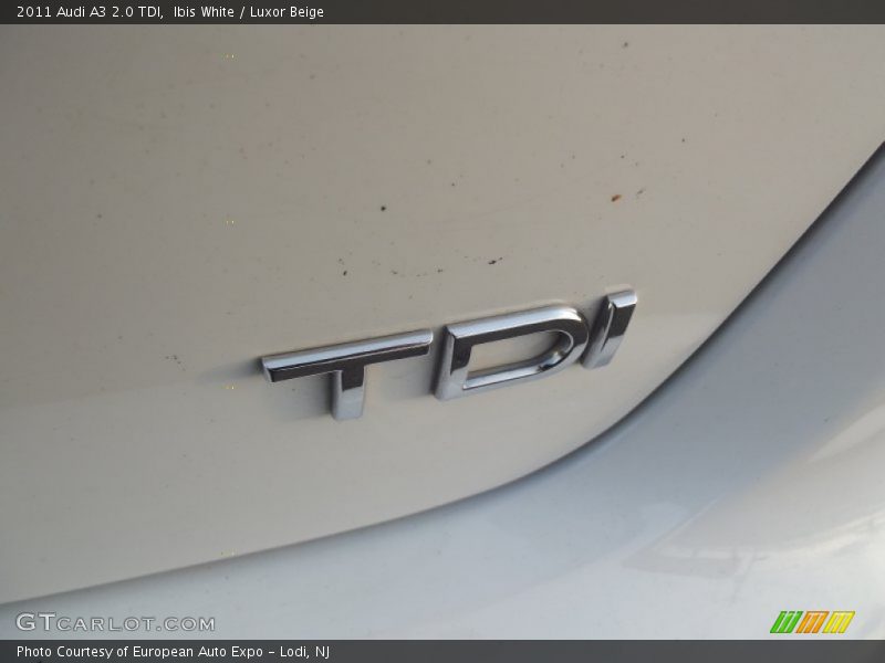 Ibis White / Luxor Beige 2011 Audi A3 2.0 TDI