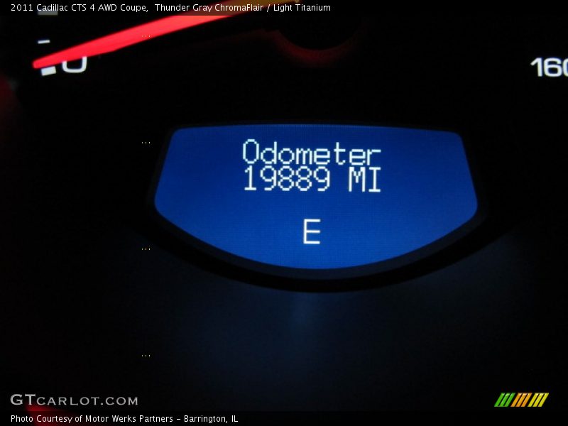 Thunder Gray ChromaFlair / Light Titanium 2011 Cadillac CTS 4 AWD Coupe