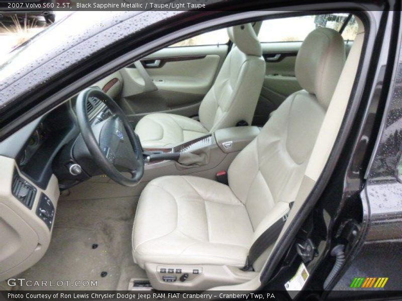 Black Sapphire Metallic / Taupe/Light Taupe 2007 Volvo S60 2.5T